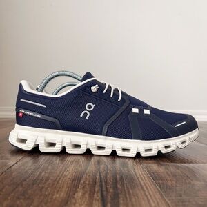 On Running On Cloud 6 Running Sneaker Shoe Mens Size 10 Midnight Blue White